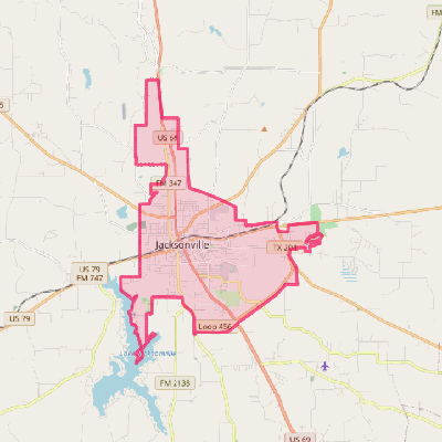 Map of Jacksonville