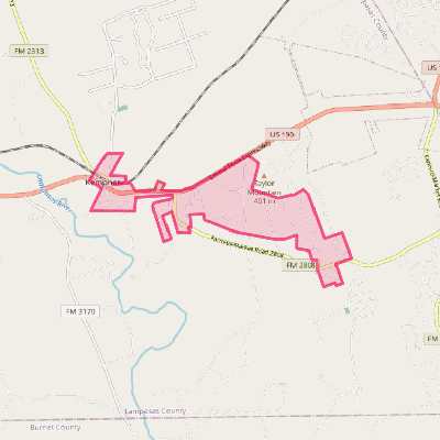 Map of Kempner