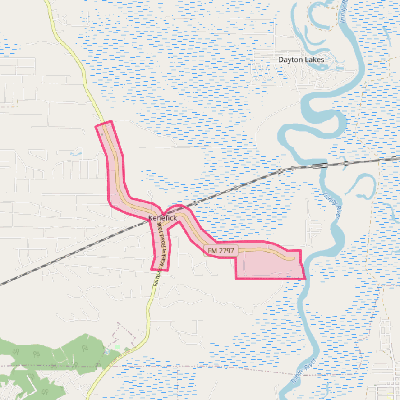 Map of Kenefick