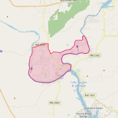 Map of Kingsland