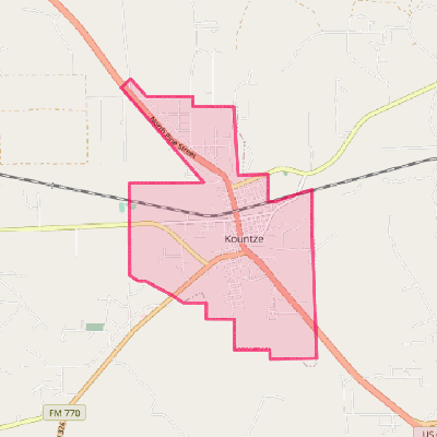 Map of Kountze