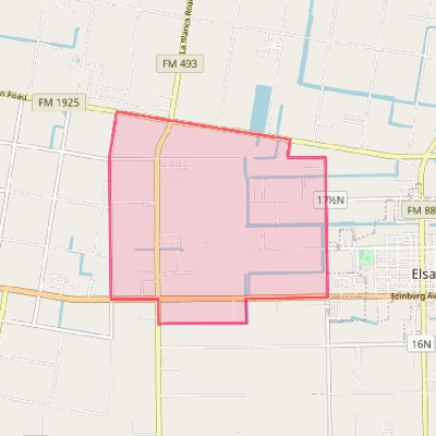 Map of La Blanca