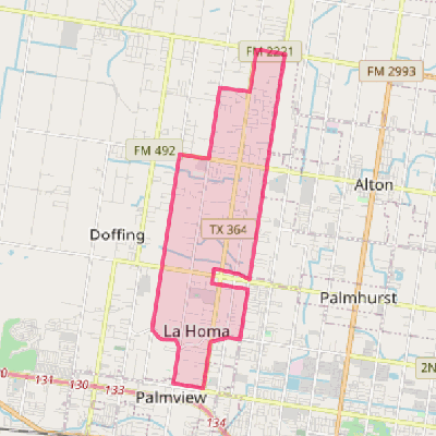 Map of La Homa