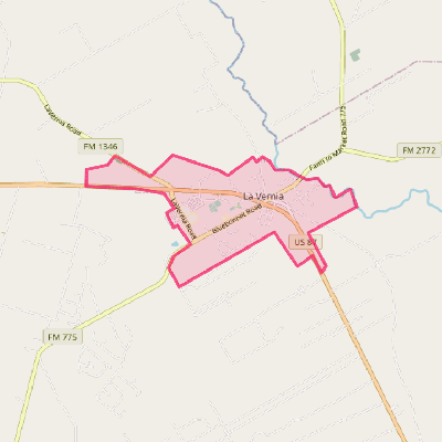 Map of La Vernia