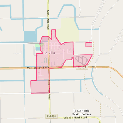 Map of La Villa