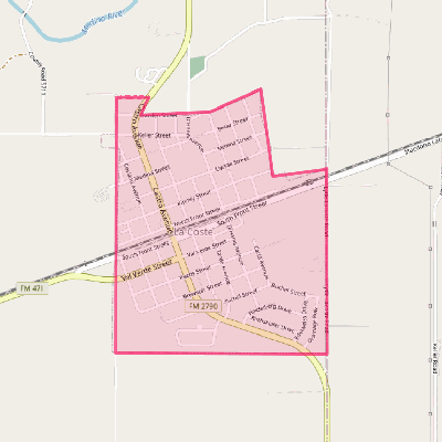 Map of LaCoste