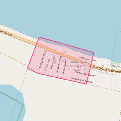 Map of Laguna Heights