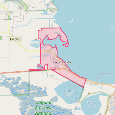 Map of Laguna Vista