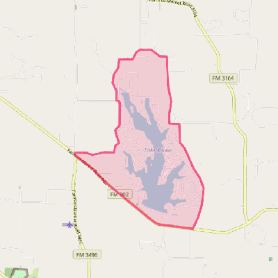 Map of Lake Kiowa