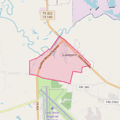 Map of Lakeport