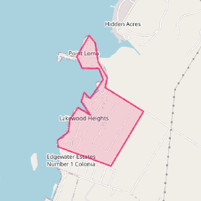 Map of Lakeside