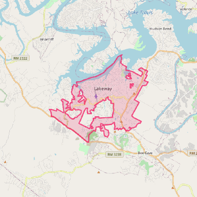 Map of Lakeway