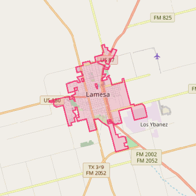 Map of Lamesa