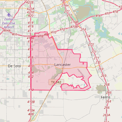 Map of Lancaster