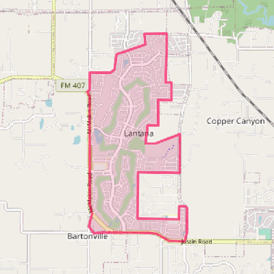 Map of Lantana