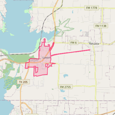 Map of Lavon