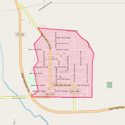 Map of Lefors