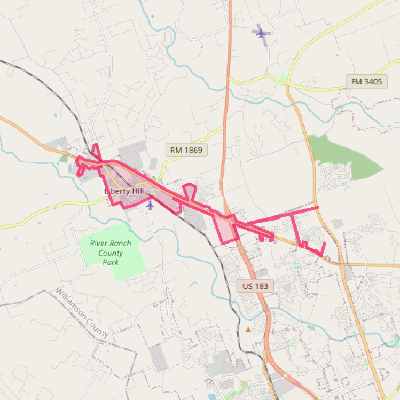 Map of Liberty Hill