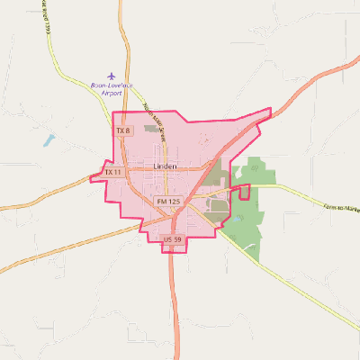 Map of Linden