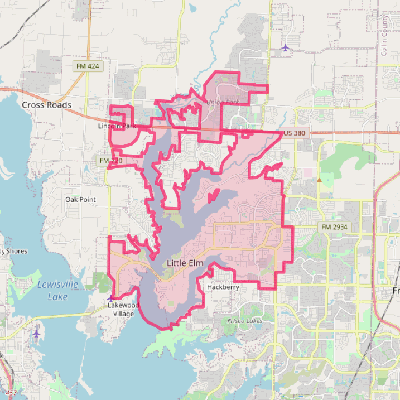 Map of Little Elm