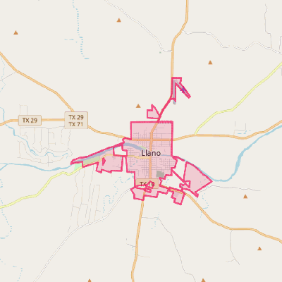 Map of Llano