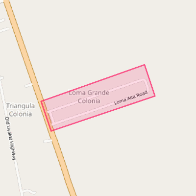 Map of Loma Grande