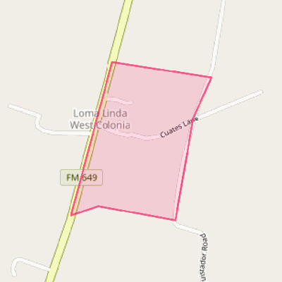 Map of Loma Linda West