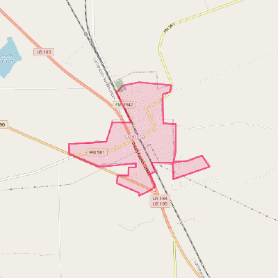 Map of Lometa