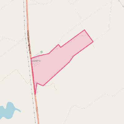 Map of Lopeño