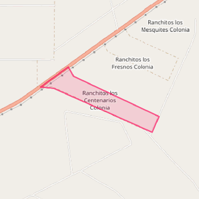 Map of Los Centenarios