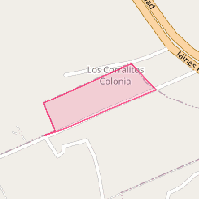 Map of Los Corralitos