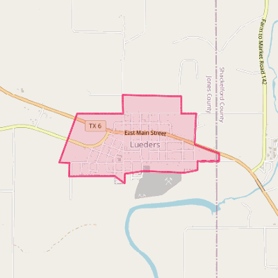 Map of Lueders