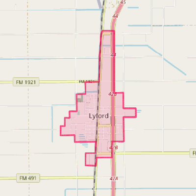 Map of Lyford