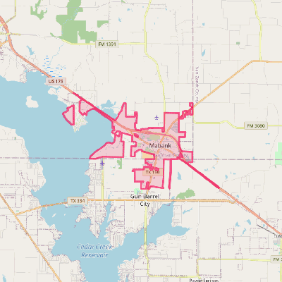 Map of Mabank