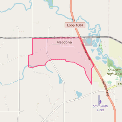 Map of Macdona