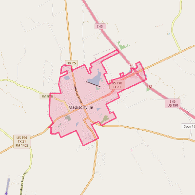 Map of Madisonville