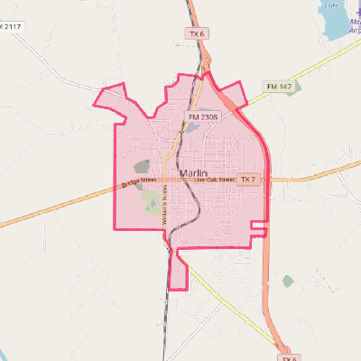 Map of Marlin