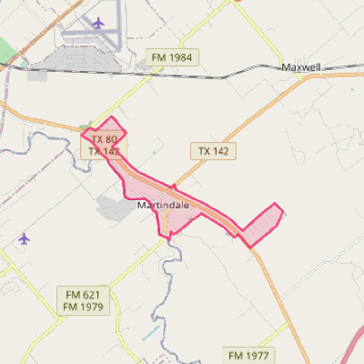Map of Martindale