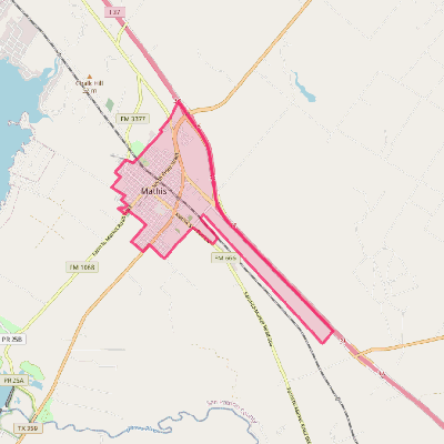 Map of Mathis