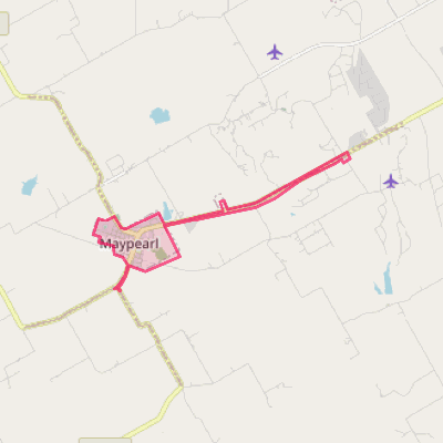 Map of Maypearl