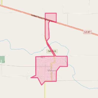 Map of Melvin