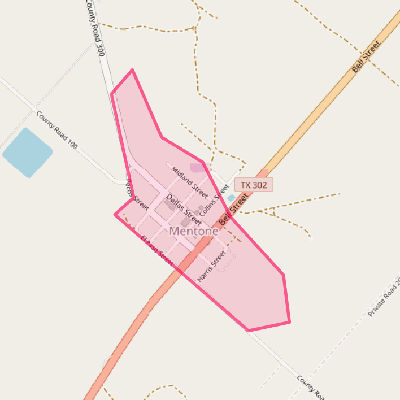 Map of Mentone