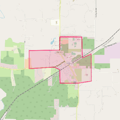 Map of Millsap