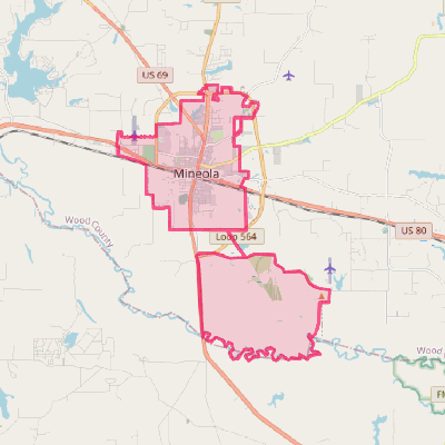 Map of Mineola