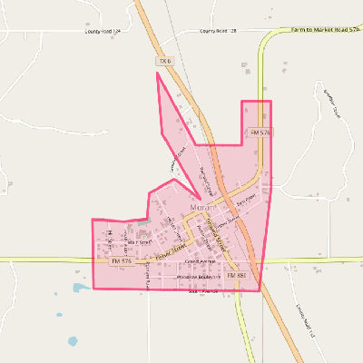 Map of Moran