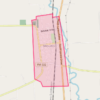 Map of Moulton