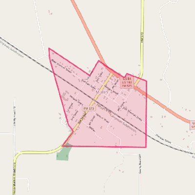 Map of Mullin