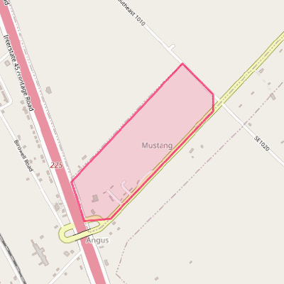 Map of Mustang