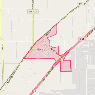 Map of Natalia