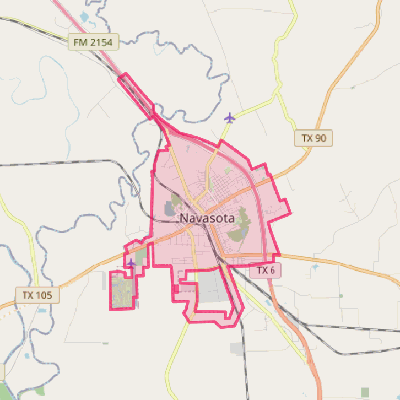 Map of Navasota